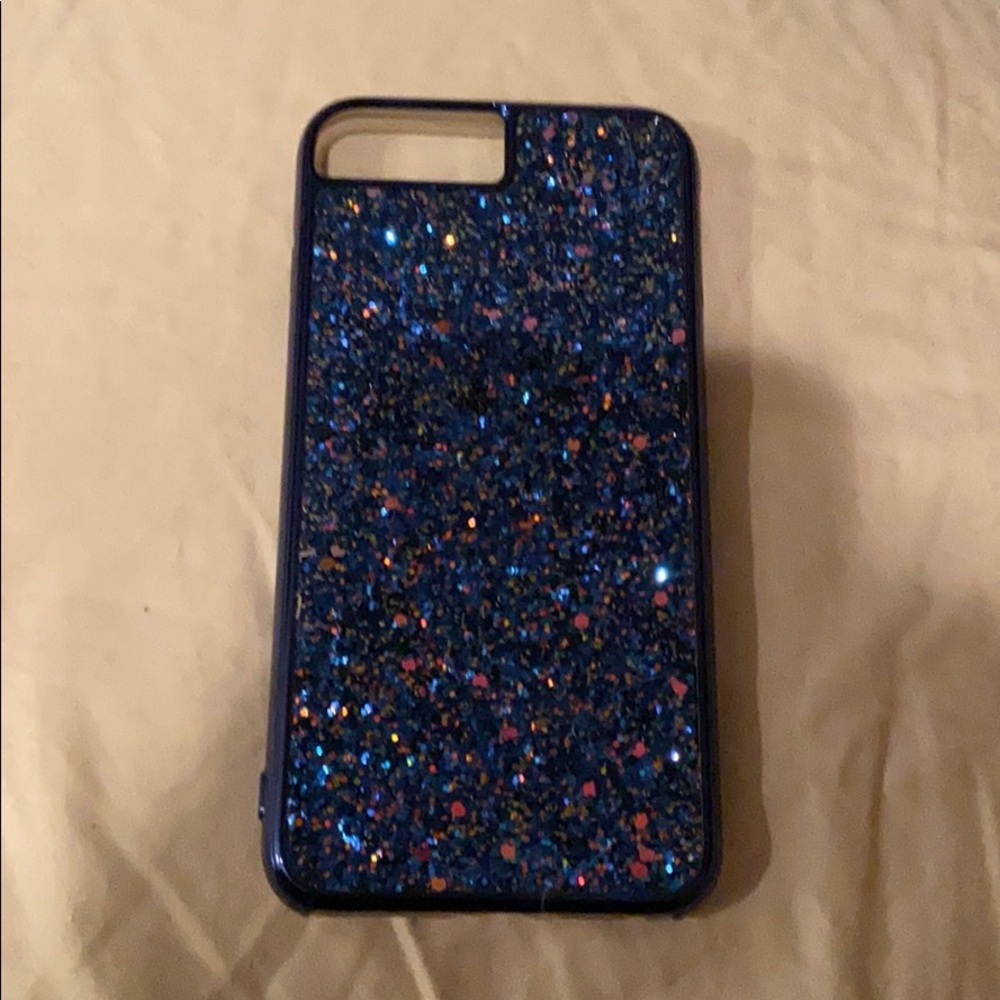Sparkly Blue IPhone 7 Plus phone case